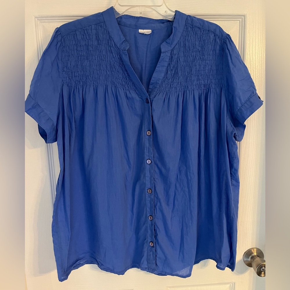 Just My Size Plus blouse